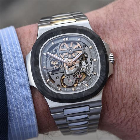 patek philippe nautilus skeleton